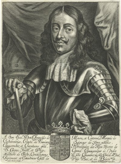 Portrait of Francisco de Castel Rodrigo by Adriaen Millaert